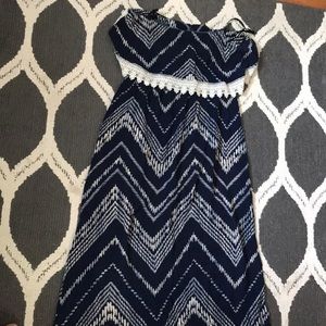 long shoulder beach dress